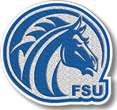 Chenille FSU with Horse head mascot patch