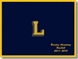 24oz Wool Stadium Blanket Navy with Gold trim, center 3D Chenille Letter and lower right Monogramming
