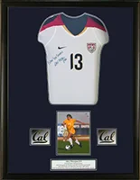 Alex Morgan Team USA Soccer w/ University of California picture & Cal placards